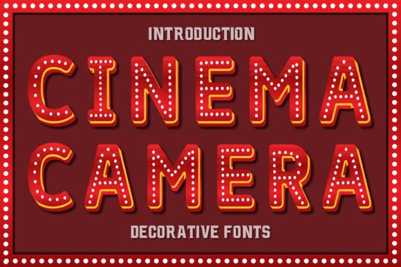 Cinema Camera: A Bold Typeface for Modern Visuals