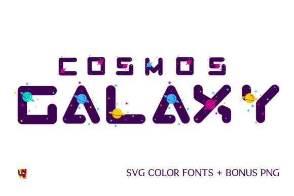 Cosmos Galaxy: A Vibrant Stencil Font for Futuristic Design