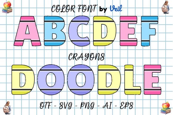 Crayons: The Playful Color Font for Modern Design