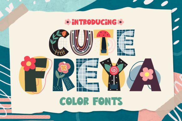 Cute Freya: Elevate Your Designs with a Charming Color Font