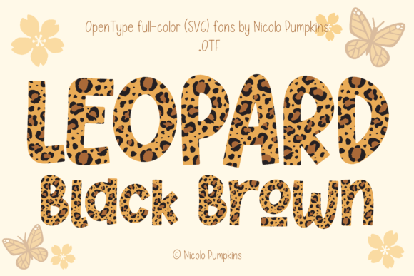 Leopard Black Brown: A Versatile Font for Modern Design