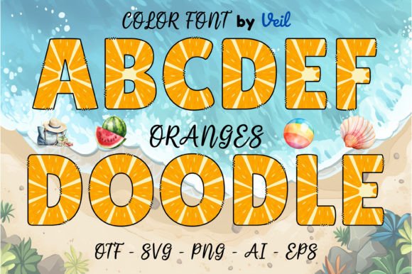 Oranges: A Playful Color Font for Vibrant Designs