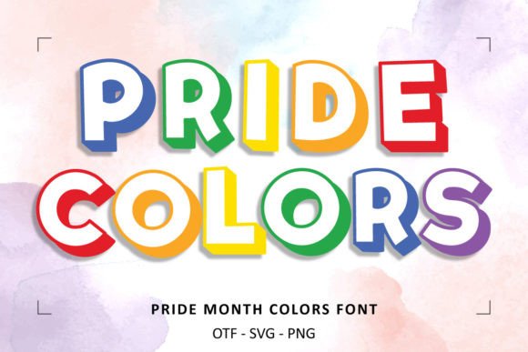Pride Month Colors: Designing with Vibrant Typography