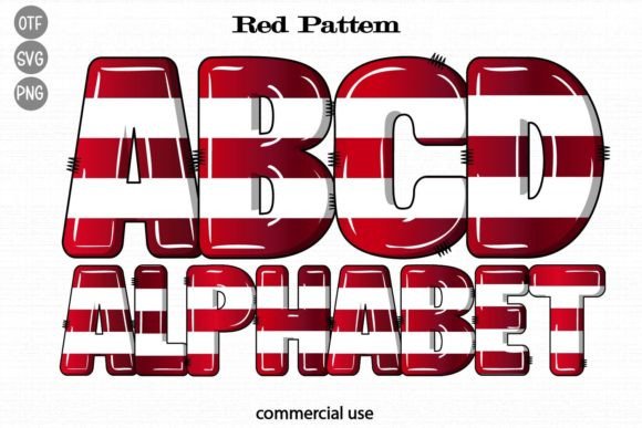 Red Pattern: A Playful Font for Creative Projects
