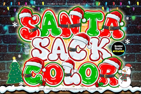 Santa Sack Color: Elevating Holiday Design with SVG Magic