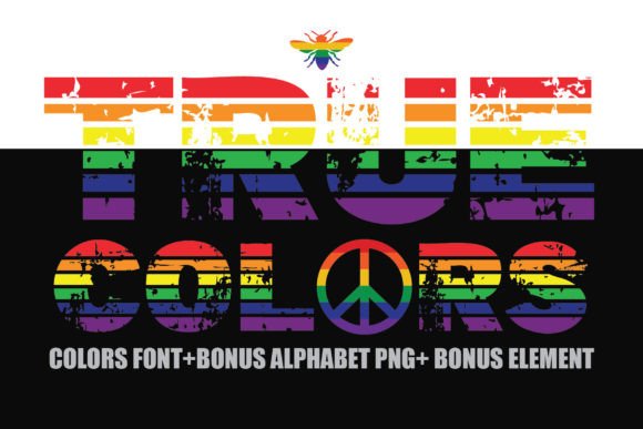 True Colors: A Rainbow-Inspired Design Asset for Pride Month